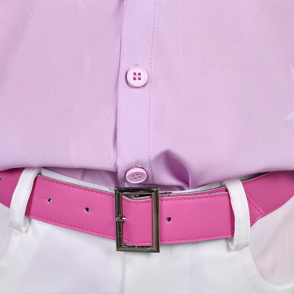 Enfant KPop Demon Hunters(2025) Jinu Saja Tenue de Chemise Rose Cosplay Costume