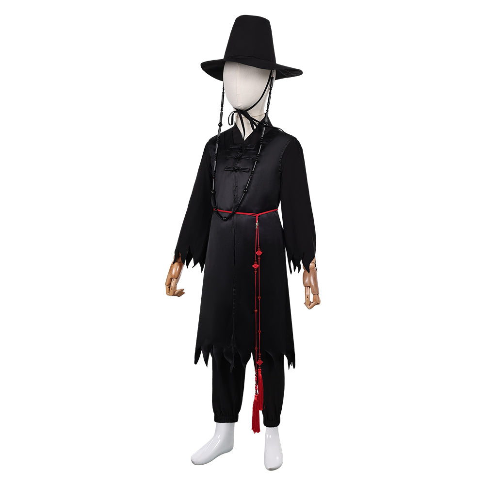 Enfant KPop Demon Hunters(2025) Jinu Saja Tenue Noire Cosplay Costume