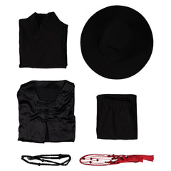 Enfant KPop Demon Hunters(2025) Jinu Saja Tenue Noire Cosplay Costume