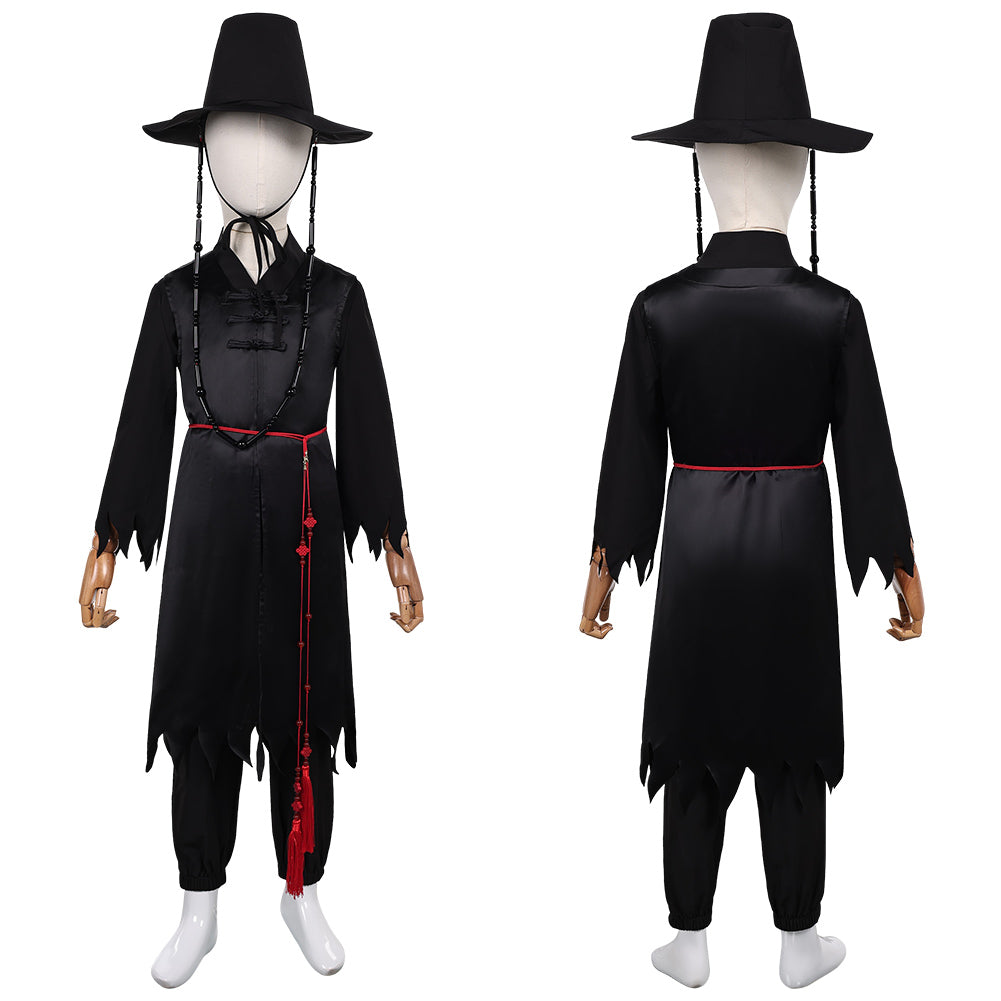 Enfant KPop Demon Hunters(2025) Jinu Saja Tenue Noire Cosplay Costume
