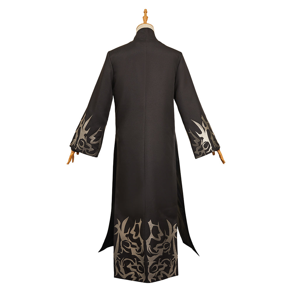 Enfant KPop Demon Hunters(2025) Jinu Saja Veste+Haut Noires Cosplay Costume