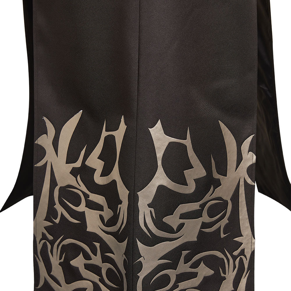 Enfant KPop Demon Hunters(2025) Jinu Saja Veste+Haut Noires Cosplay Costume