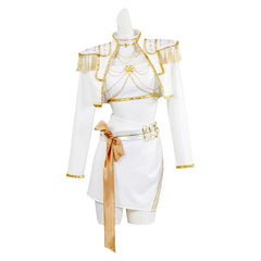 Enfant KPop Demon Hunters(2025) Mira What It Sounds Like Tenue Blanche Cosplay Costume