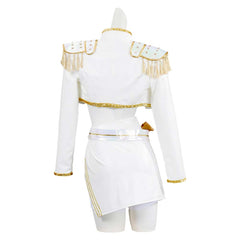 Enfant KPop Demon Hunters(2025) Mira What It Sounds Like Tenue Blanche Cosplay Costume