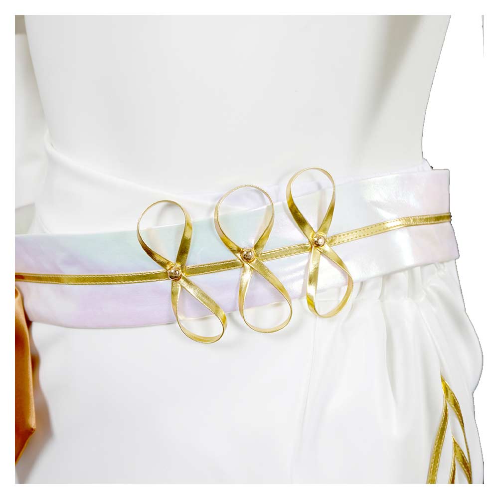 Enfant KPop Demon Hunters(2025) Mira What It Sounds Like Tenue Blanche Cosplay Costume