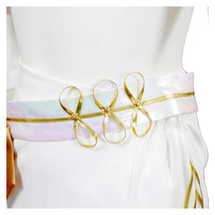 Enfant KPop Demon Hunters(2025) Mira What It Sounds Like Tenue Blanche Cosplay Costume