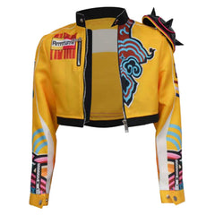 Enfant KPop Demon Hunters(2025) Rumi Veste Jaune Cosplay Costume