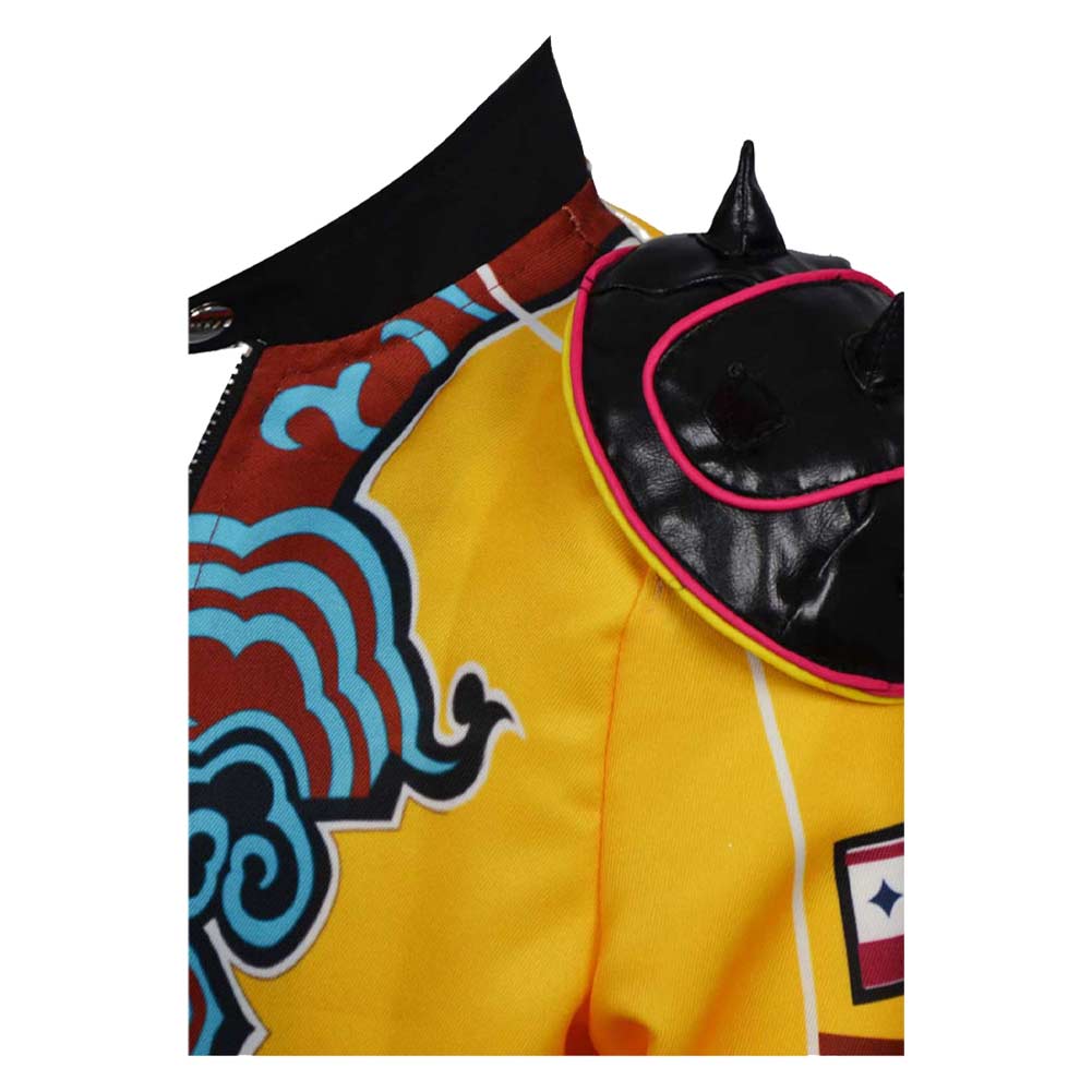 Enfant KPop Demon Hunters(2025) Rumi Veste Jaune Cosplay Costume