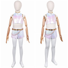 Enfant KPop Demon Hunters(2025) Rumi What It Sounds Like Tenue Cosplay Costume Ver.2