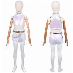 Enfant KPop Demon Hunters(2025) Rumi What It Sounds Like Tenue Cosplay Costume Ver.2