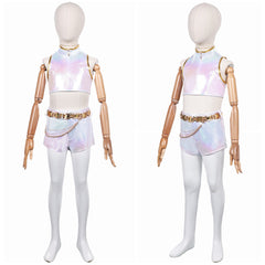 Enfant KPop Demon Hunters(2025) Rumi What It Sounds Like Tenue Cosplay Costume Ver.2