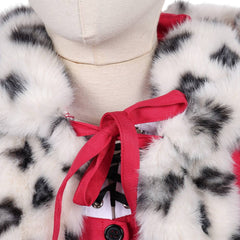 Enfant La Reine des Neiges 1967 Gerda Tenue Rouge Cosplay Costume