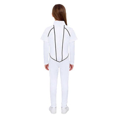Enfant Stranger Things Saison 5 Kali Combinaison Blanche Cosplay Costume