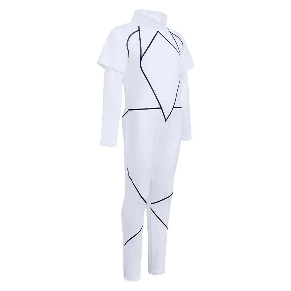 Enfant Stranger Things Saison 5 Kali Combinaison Blanche Cosplay Costume