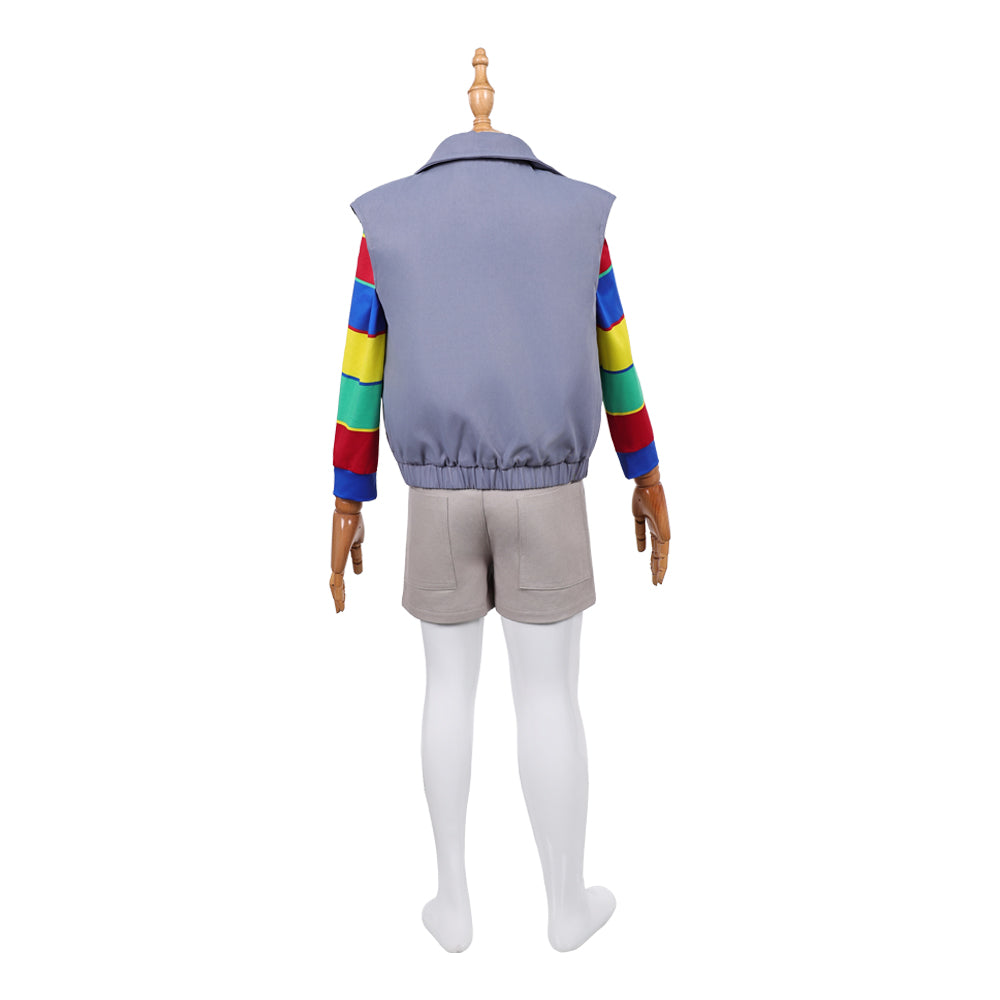 Enfant Stranger Things Saison 5(2025) Derek Tenue Violette Cosplay Costume