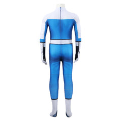 Enfant The Fantastic Four: First Steps(2025) Human Torch Combinaison Bleue Cosplay Costume