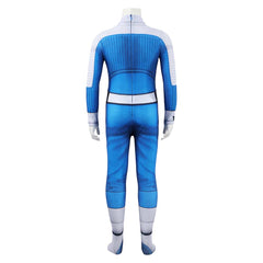 Enfant The Fantastic Four: First Steps(2025) Thing Combinaison Bleue Cosplay Costume