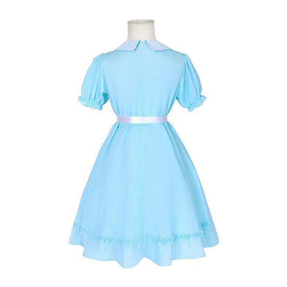 Enfant The Shining Les Doubles Robe Bleue Cosplay Costume