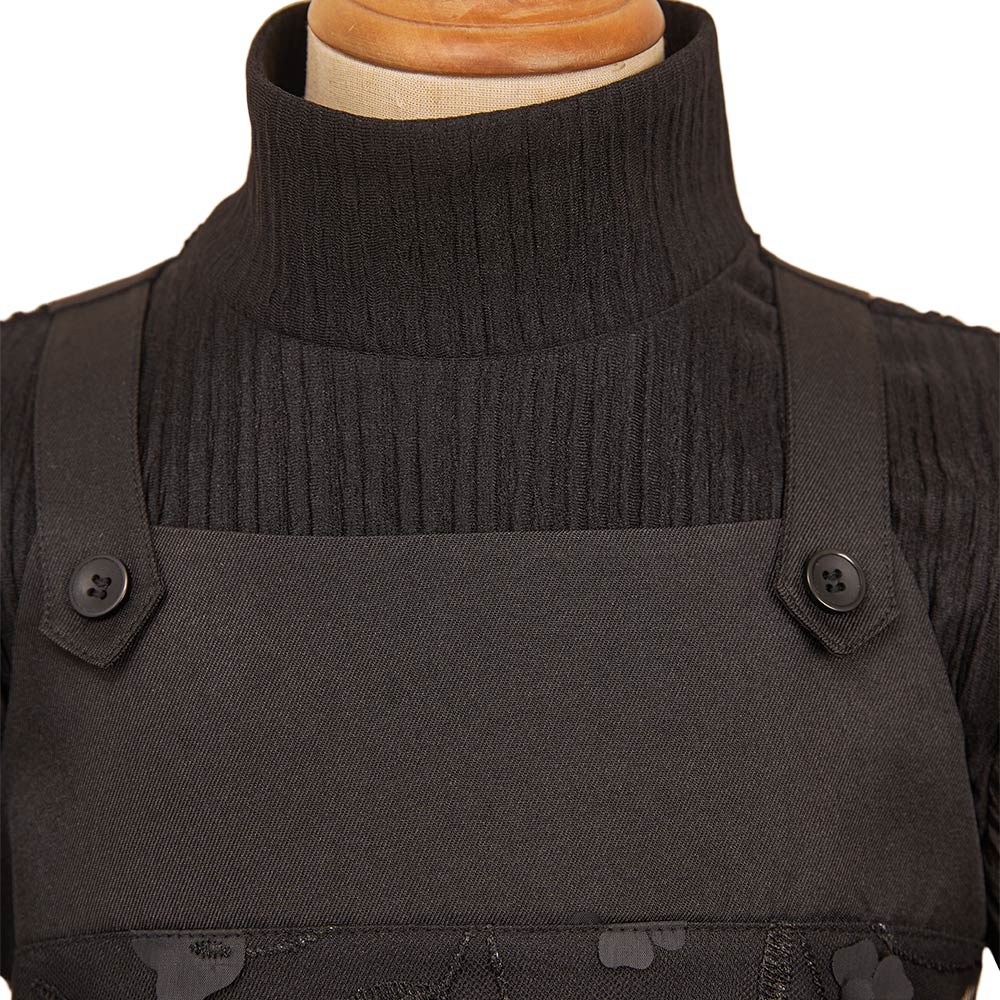 Enfant Wicked Elphaba Tenue de Jupe à Bretelles Noire Cosplay Costume