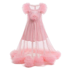 Enfant Wicked Glinda Robe Rose+Accessoires Cosplay Costume Ver.2
