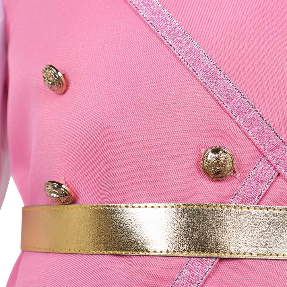 Enfant Wicked: For Good(2025) Glinda Tenue Rose et Blanche Cosplay Costume