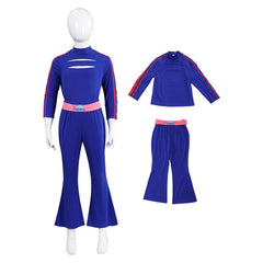 Enfant Zombies 4(2025) Addison Tenue Bleue Longue Cosplay Costume