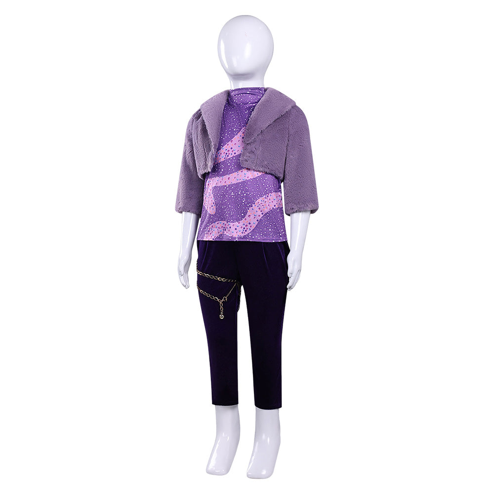 Enfant Zootopia 2(2025) Gazelle Tenue Violette Cosplay Costume