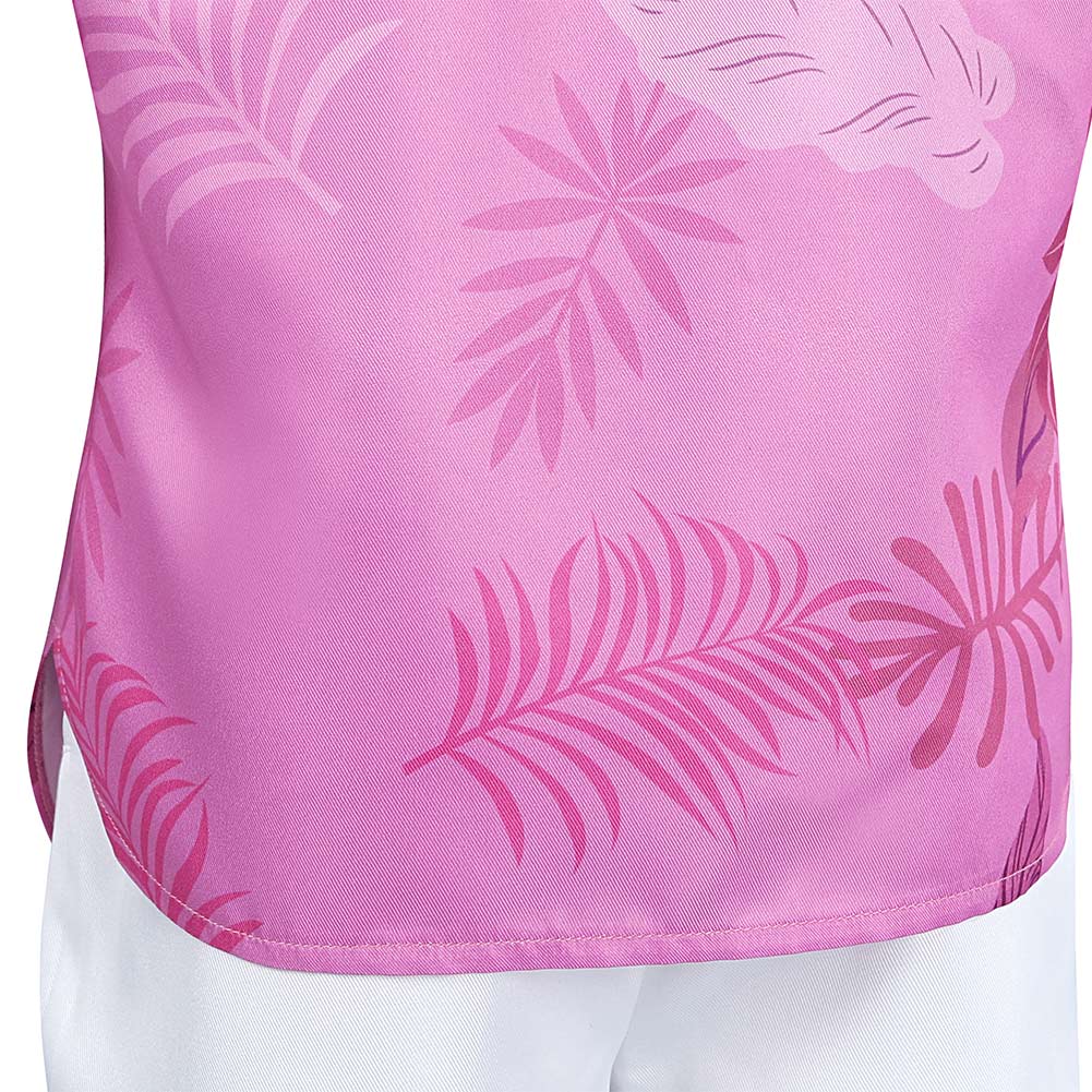 Enfant Zootopia 2(2025) Nick Wilde Chemise Rose Tenue Cosplay Costume