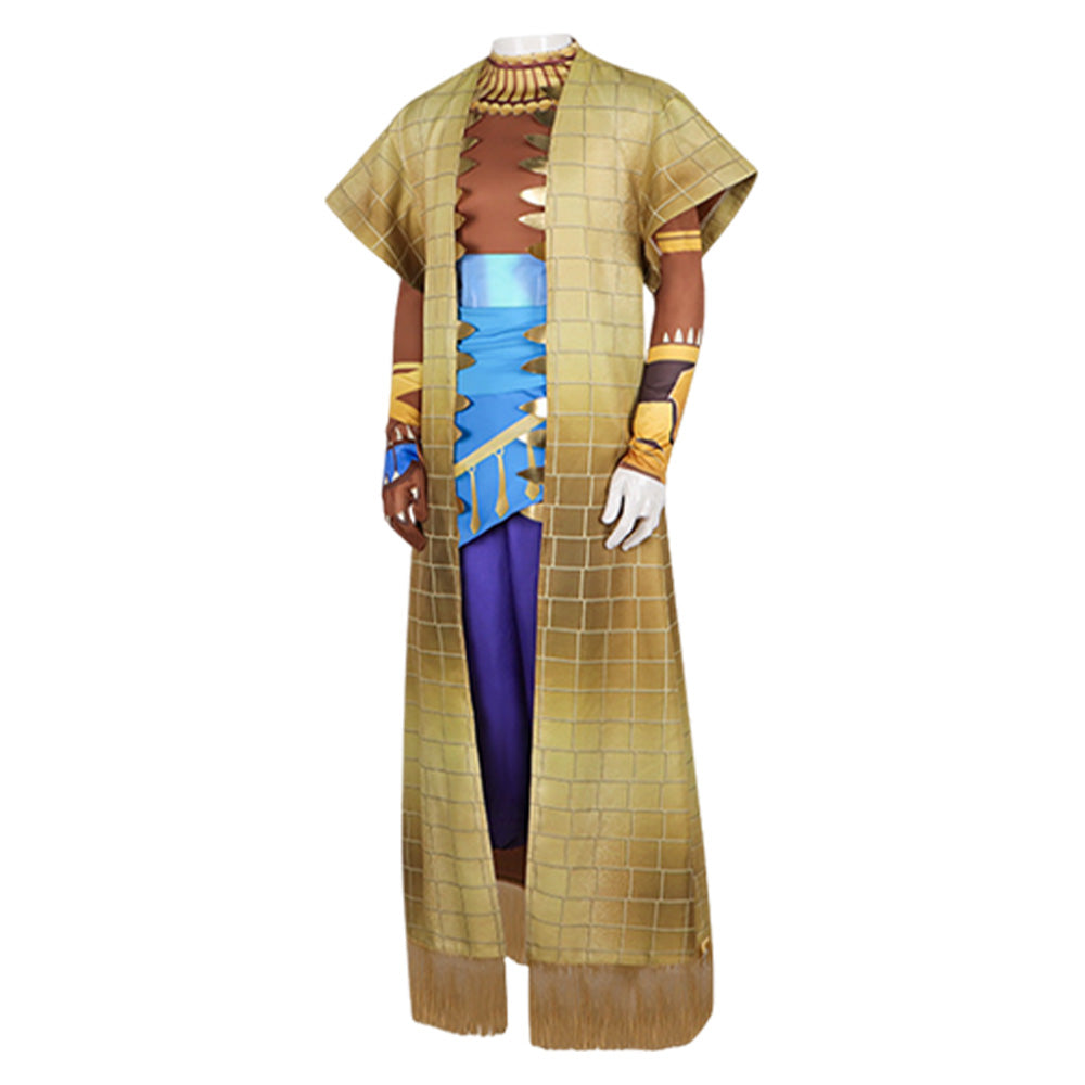 Eyes of Wakanda(2025) Lion Général Nkati Tenue Brune Cosplay Costume