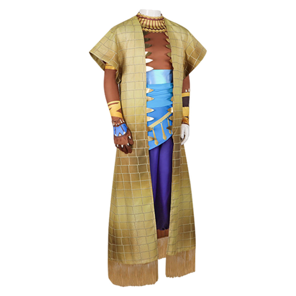 Eyes of Wakanda(2025) Lion Général Nkati Tenue Brune Cosplay Costume