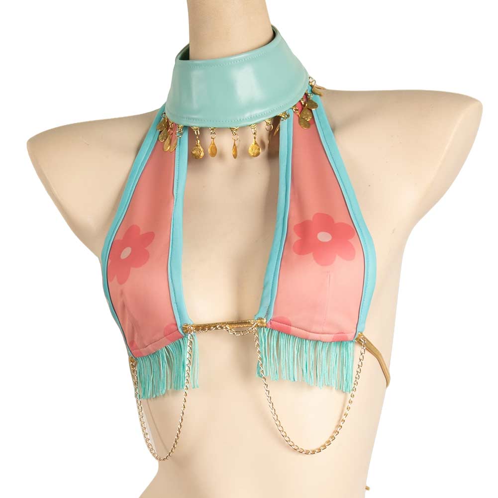 Fairy Tail Lucy Heartfilia Maillot de Bain Bikini Orange Cosplay Costume