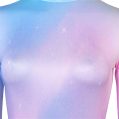 Femme Arcane: League of Legends Saison 2(2024) Viktor Combinaison Bleue et Violette Cosplay Costume