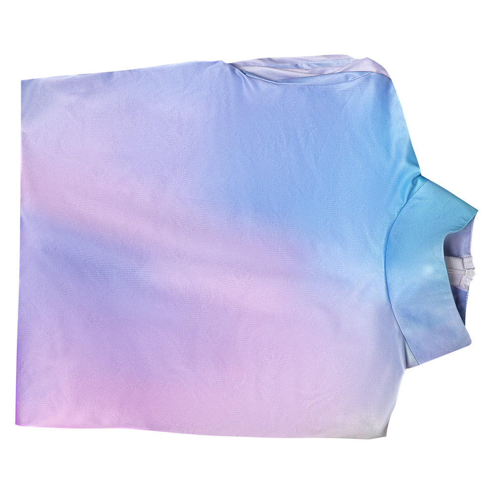 Femme Arcane: League of Legends Saison 2(2024) Viktor Combinaison Bleue et Violette Cosplay Costume