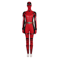 Femme Deadpool & Wolverine(2024) Deadpool Wade Wilson Combinaison Rouge Cosplay Costume