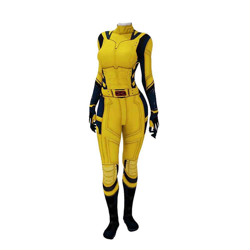Femme Deadpool & Wolverine(2024) James Howlett Logan Combinaison Cosplay Costume