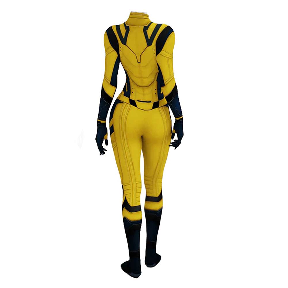 Femme Deadpool & Wolverine(2024) James Howlett Logan Combinaison Cosplay Costume