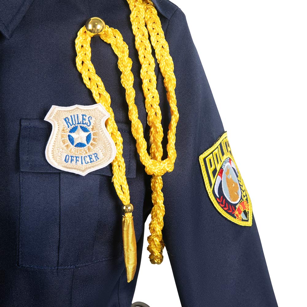 Femme Film Zootopia 2(2025) Judy Hopps Uniforme Bleu Cosplay Costume