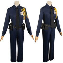 Femme Film Zootopia 2(2025) Nick Wilde Uniforme Bleu Cosplay Costume