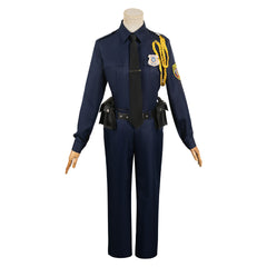 Femme Film Zootopia 2(2025) Nick Wilde Uniforme Bleu Cosplay Costume