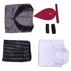 Femme Hazbin Hotel 2(2025) Sir Pentious Tenue Grise Cosplay Costume