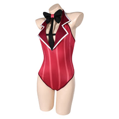 Femme Hazbin Hotel(2024) Alastor Maillot de Bain Une Pièce Cosplay Costume