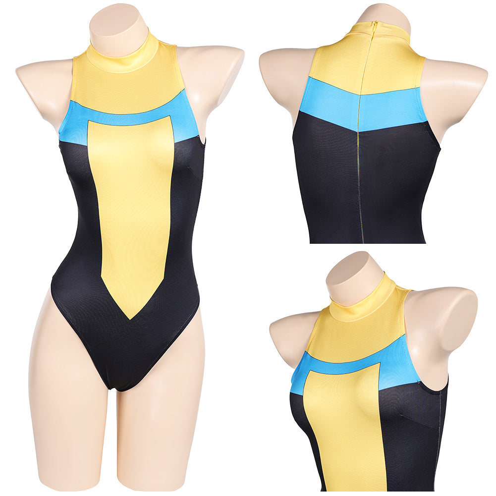 Femme Invincible Saison 3(2025) Mark Grayson Maillot de Bain One Piece Cosplay Costume