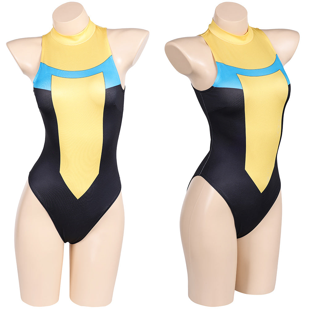 Femme Invincible Saison 3(2025) Mark Grayson Maillot de Bain One Piece Cosplay Costume