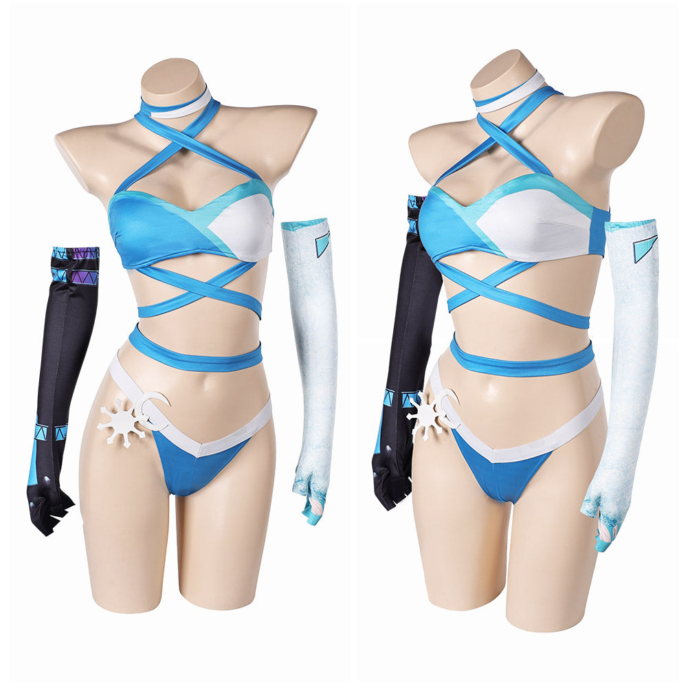 Femme Luna Snow Lingerie Sexy Cosplay Costume