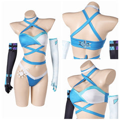 Femme Luna Snow Lingerie Sexy Cosplay Costume