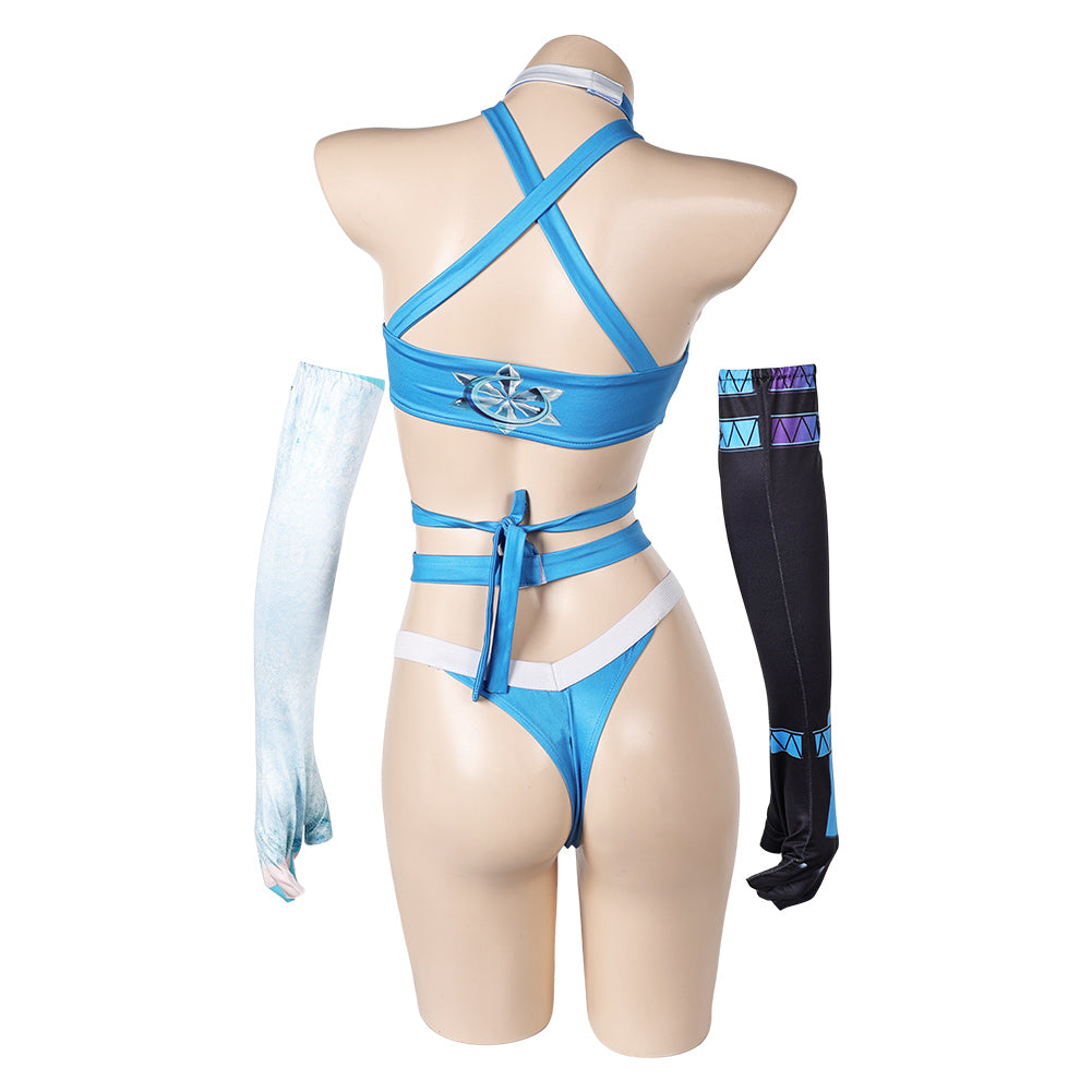 Femme Luna Snow Lingerie Sexy Cosplay Costume