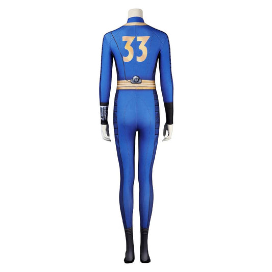 Femme TV Fallout(2024) Lucy MacLean Vault 33 Combinaison d'Abri Cosplay Costume