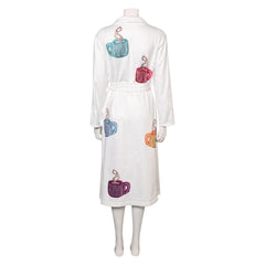 Fight Club The Narrator Peignoir Blanc Cosplay Costume