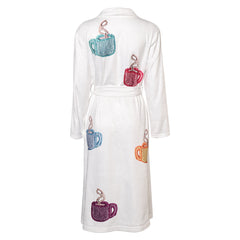 Fight Club The Narrator Peignoir Blanc Cosplay Costume