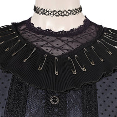 Film Beetlejuice 2(2024) Lydia Deetz Robe Noire Courte Cosplay Costume
